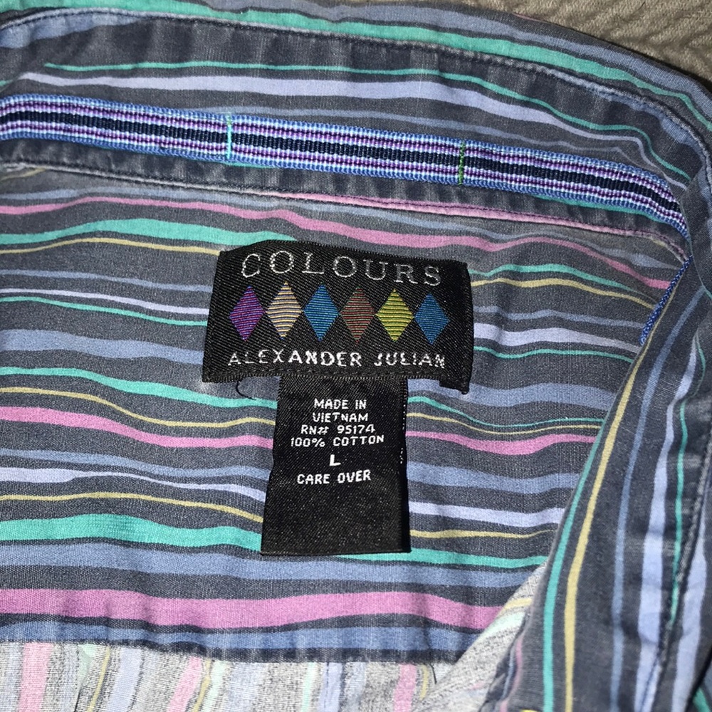 Multi-colored button down - Picture 4 of 4